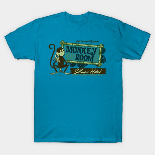 World Famous Monkey Room Vintage Spokane Washington T-Shirt by StudioPM71